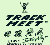 Track Meet screenshot 3 for GameBoy